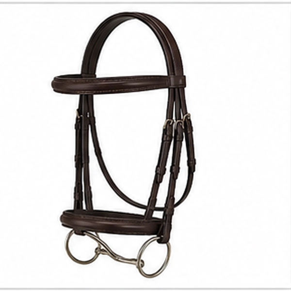 Leather bridle set